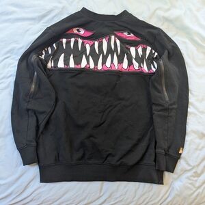 Teddy Fresh X Alex Pardee Zipper Monster Face Sweatshirt